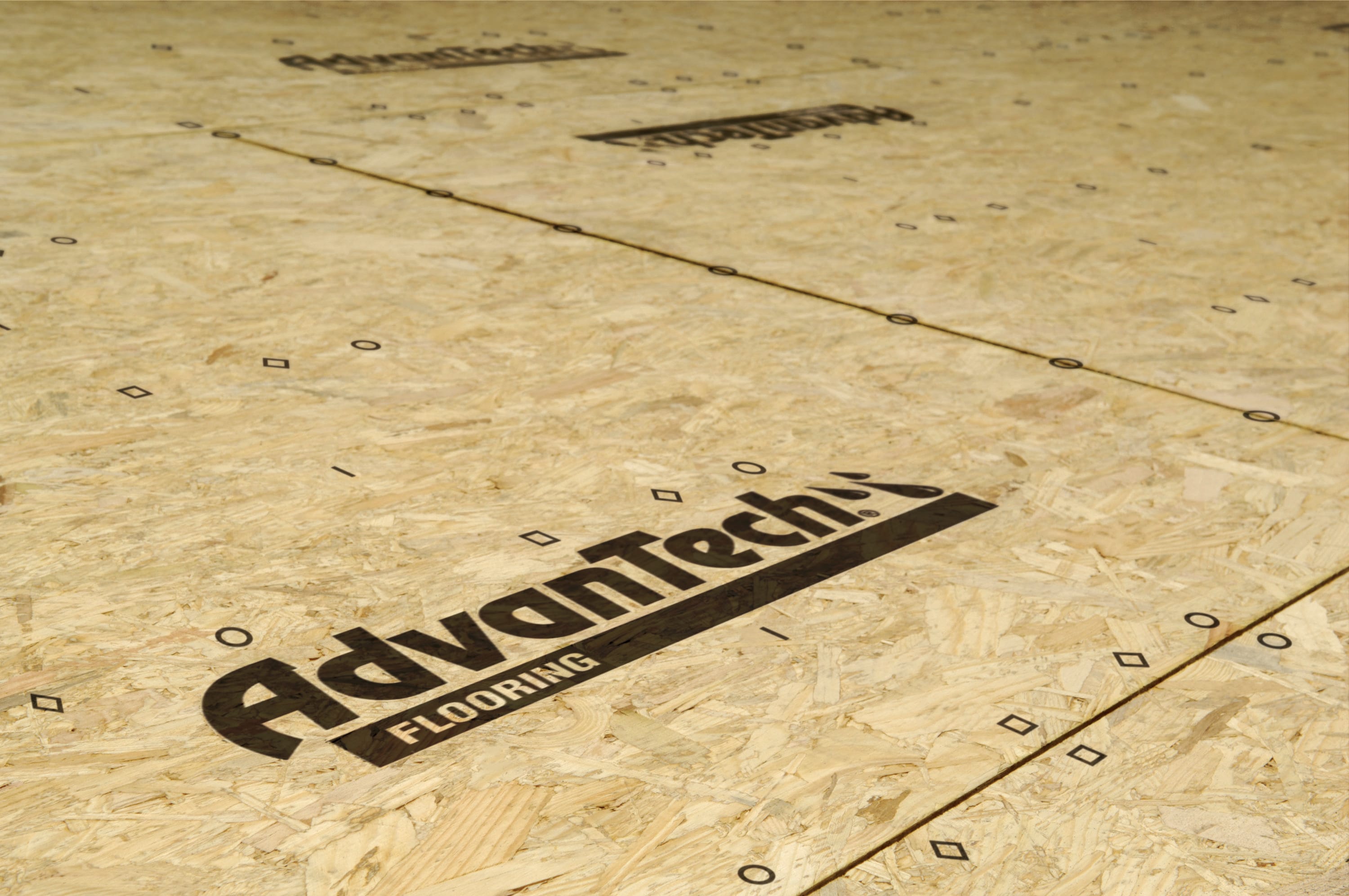 AdvanTech Flooring 23/32-in x 4-ft x 8-ft Rated Southern Yellow Pine Sanded OSB Subfloor in the Plywood & Sheathing department at Lowes.com